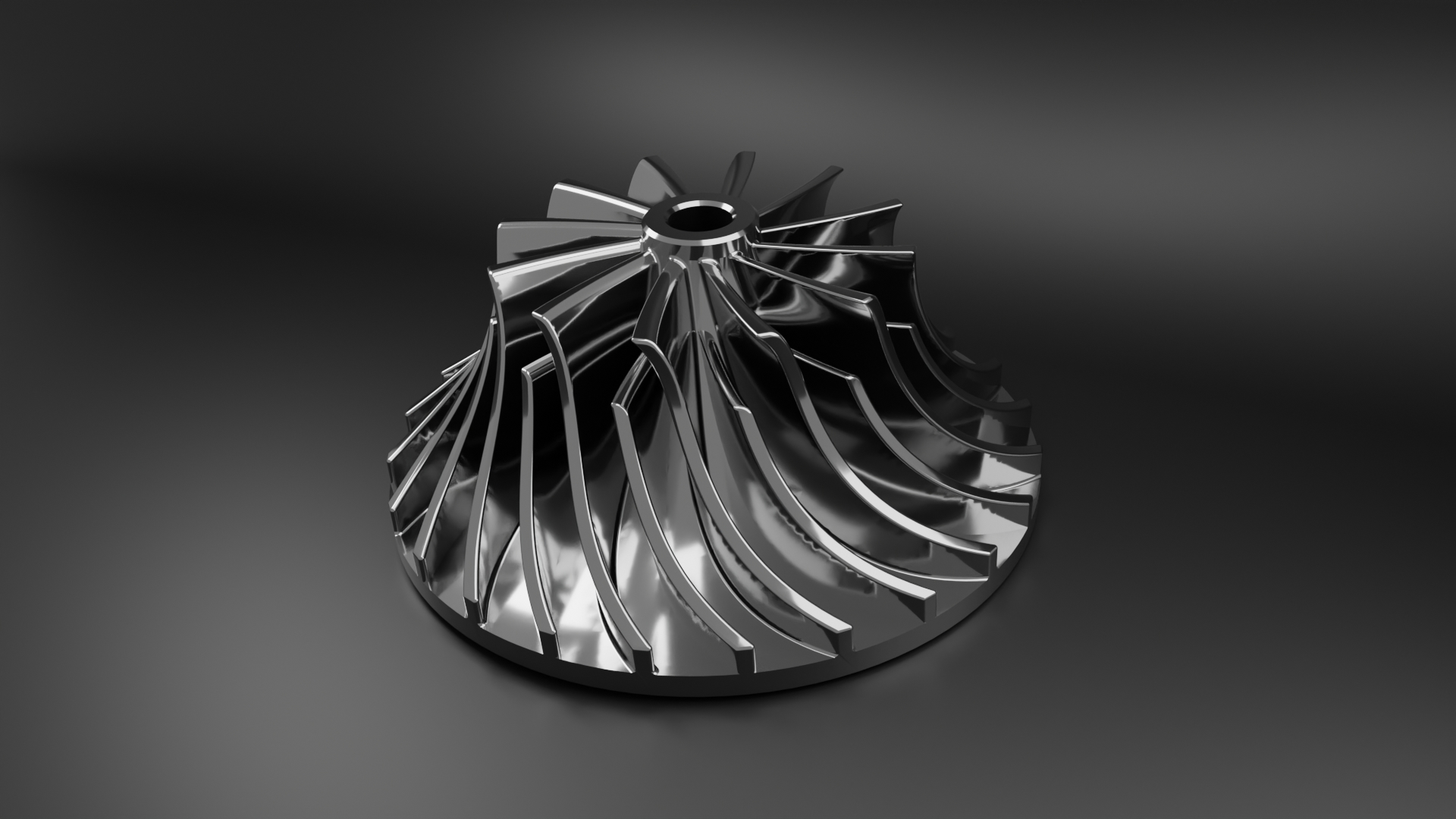 Medical impeller — 5-axis CNC machining
